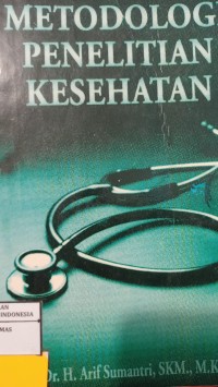 Image of Metodologi Penelitian Kesehatan