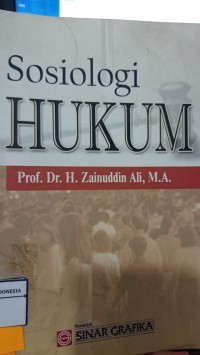 Image of Sosiologi Hukum